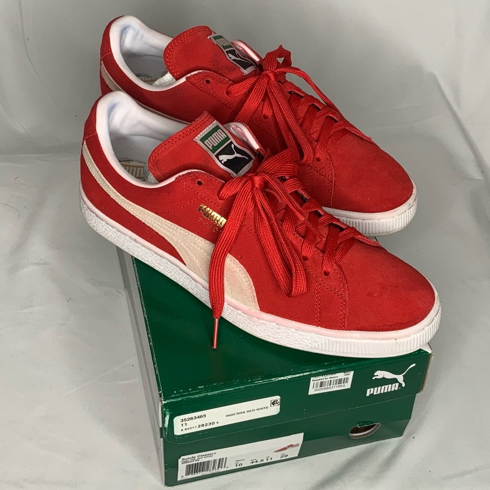 PUMA Suede Classic - High Rick Red & White